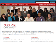 Tablet Screenshot of nusgartconsulting.com